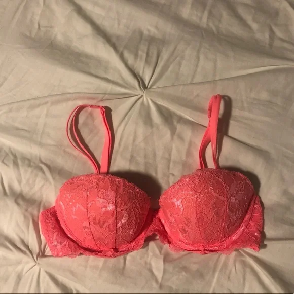 Hot pink Victoria’s Secret (Pink) push up bra, 32A - Picture 4 of 5